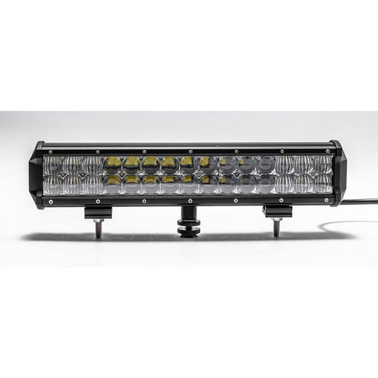 14.8 inch Dual Row LED Light Bar by TOMS OFFROAD, Flood/Spot COMBO