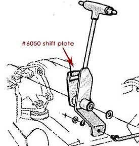 T-shift Dana 20 Transfer Case Shift Lockout Plate, 66-72 Ford Bronco