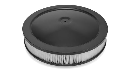 12" Black Air Cleaner for HEI Distributor, 1966-77 Ford Bronco