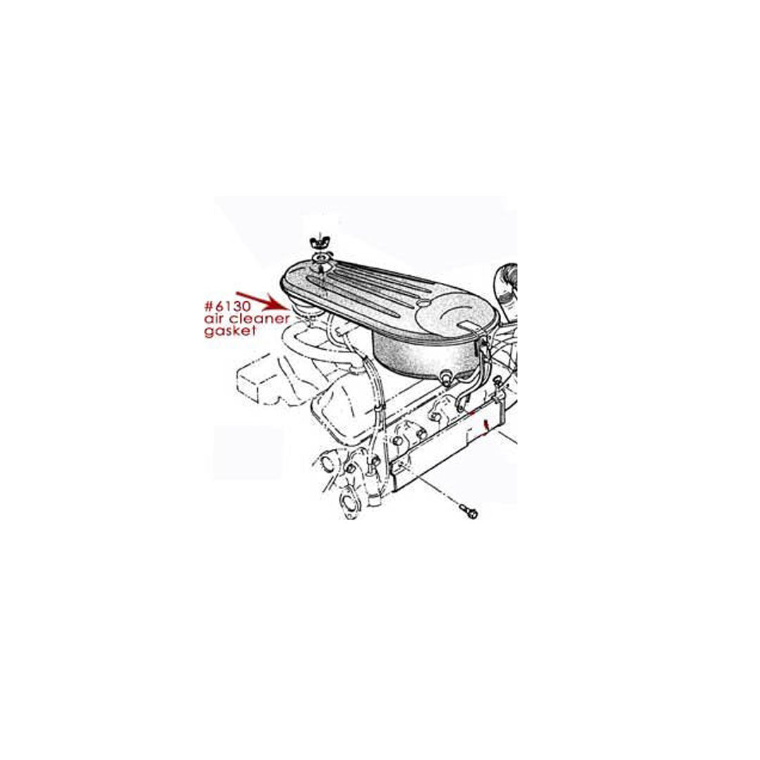 Air Cleaner Gasket, 1966-77 Ford Bronco