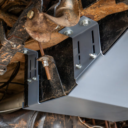 Adjustable 23 Gallon Fuel Tank Skid Plate, 1966-77 Ford Bronco