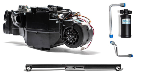 Air Conditioning Builder Kit by Vintage Air, Gen 5 - AC/Heat/Defrost, No Compressor, Universal Hoses, Builder Series, Under-Dash Plenum
