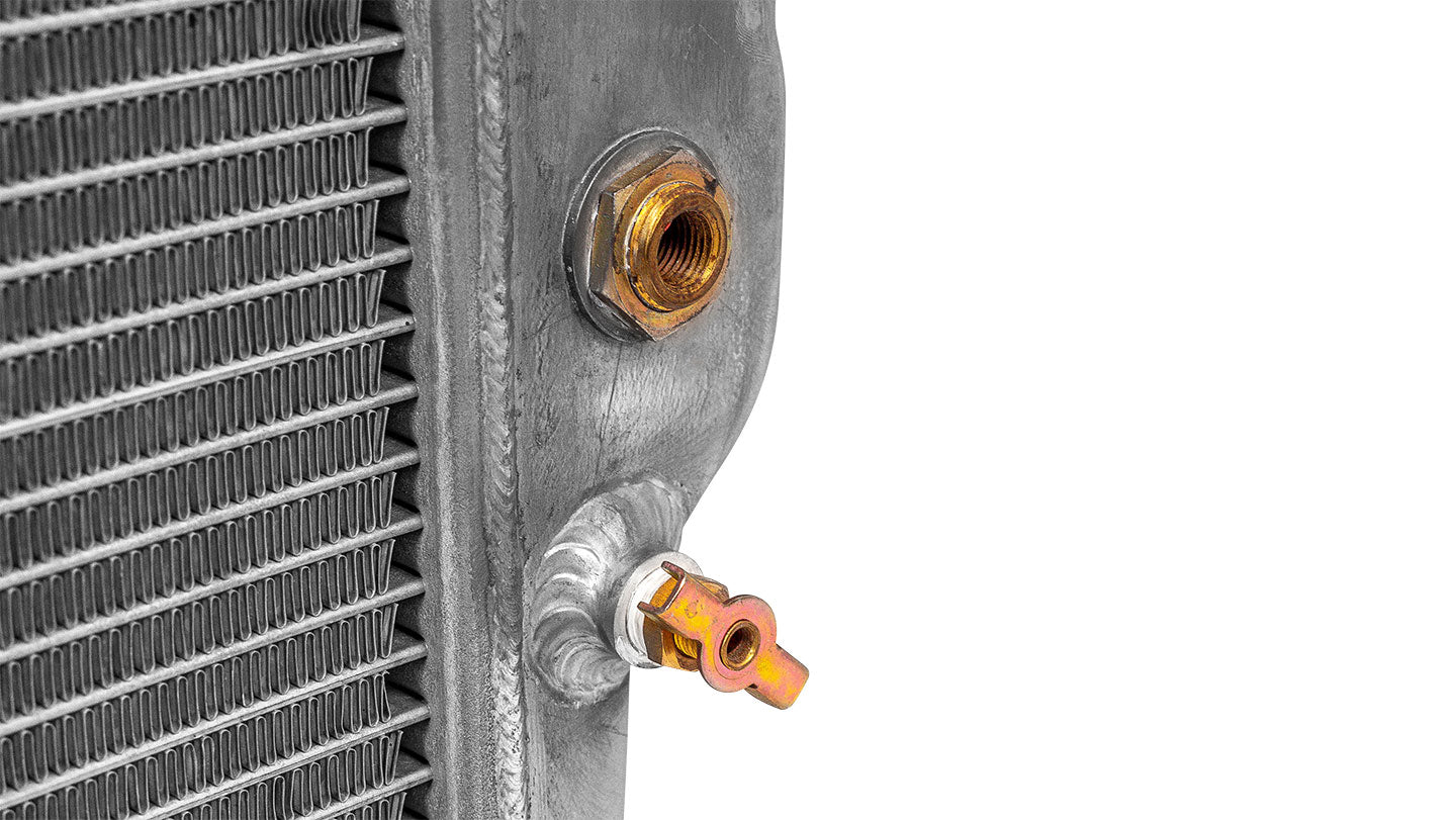 Reverse Flow 3-Core Aluminum Radiator for Early Bronco - SBF V8 w/EFI