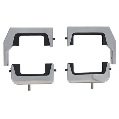 Polished Billet Aluminum Radiator Brackets & Bushings, 289/302/351W V8