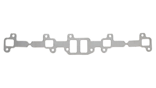Bronze exhaust manifold gasket for inline 6 engine, front view