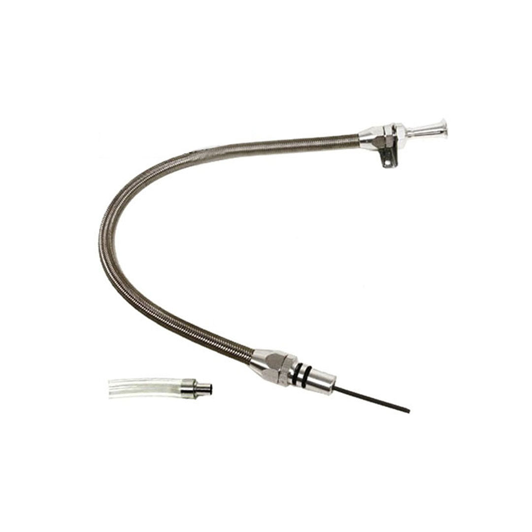 AOD Oil Pan Dipstick, Braided Stainless, 39 1/4 inch