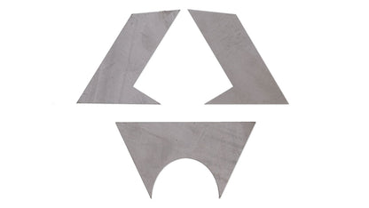 Hydraulic Bump Stop Mounting Can Gusset Set – 10 Gauge Steel