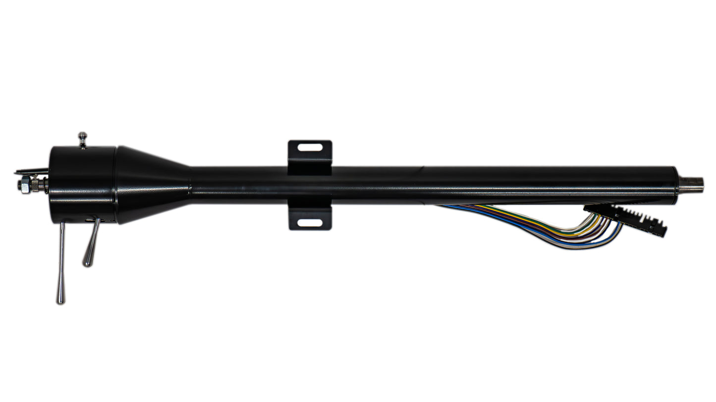 Tilt Steering Column, Black, Manual Floor Shift Style