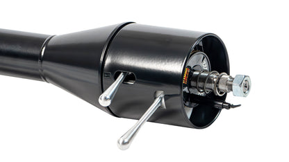 Black Tilt Steering Column Kit, Manual Floor Shift, 1966-77 Ford Bronco