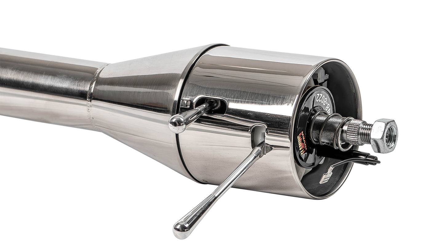 Tilt Steering Column Kit, Polished, Manual for Floor Shift