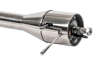 Polished Stainless Tilt Steering Column, Floor Shift Style