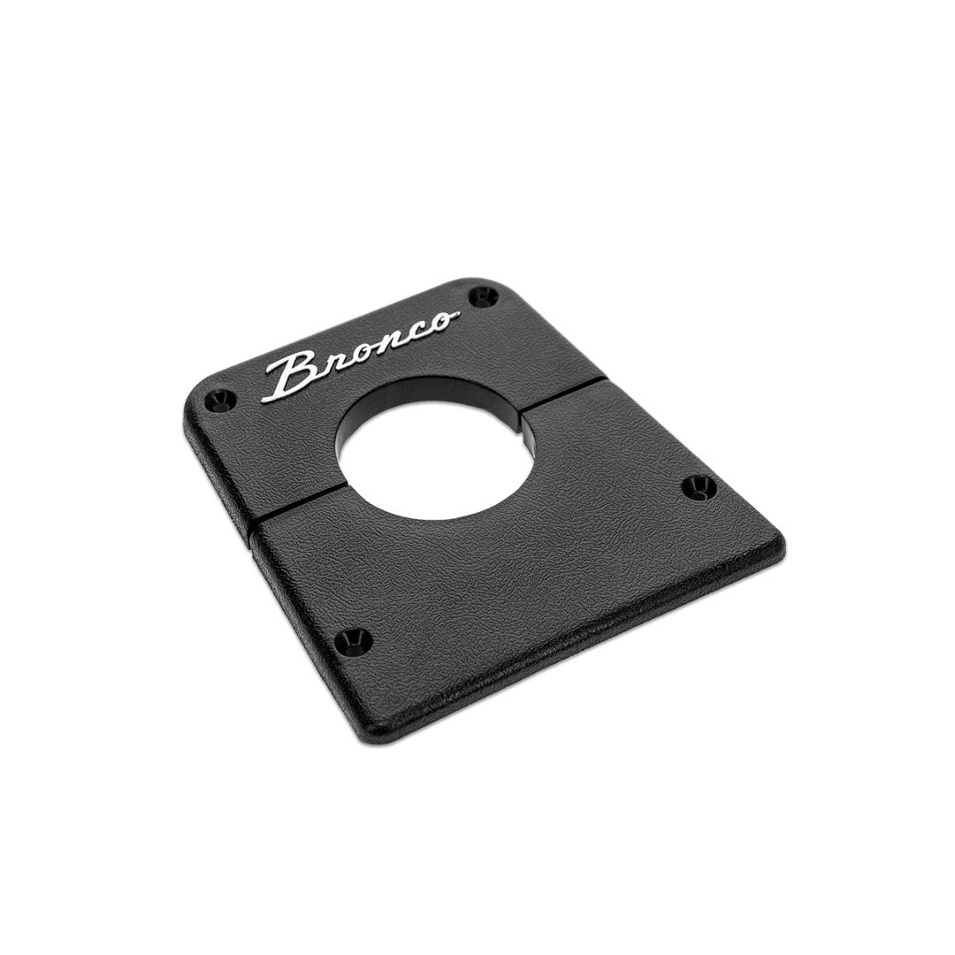 Steering Column Bezel - Black w/Bronco Script
