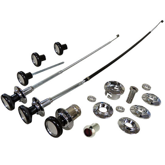 Dash Control Knob & Bezel Kit - 74-77