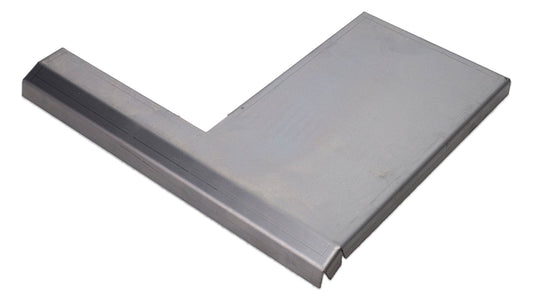 Left rear wheel well extension panel for classic Ford Bronco, side view