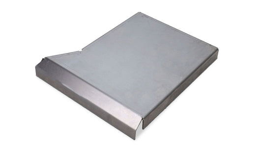 Left rear wheel well extension panel for 1977 Ford Bronco, angled side view