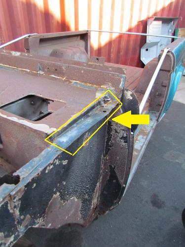 Upper Cowl Extension Panel, Driver Side