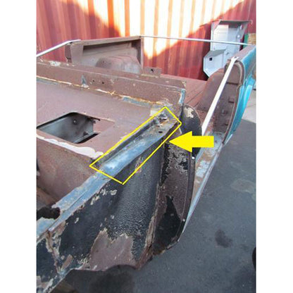 Upper Cowl Extension Panel, Driver Side