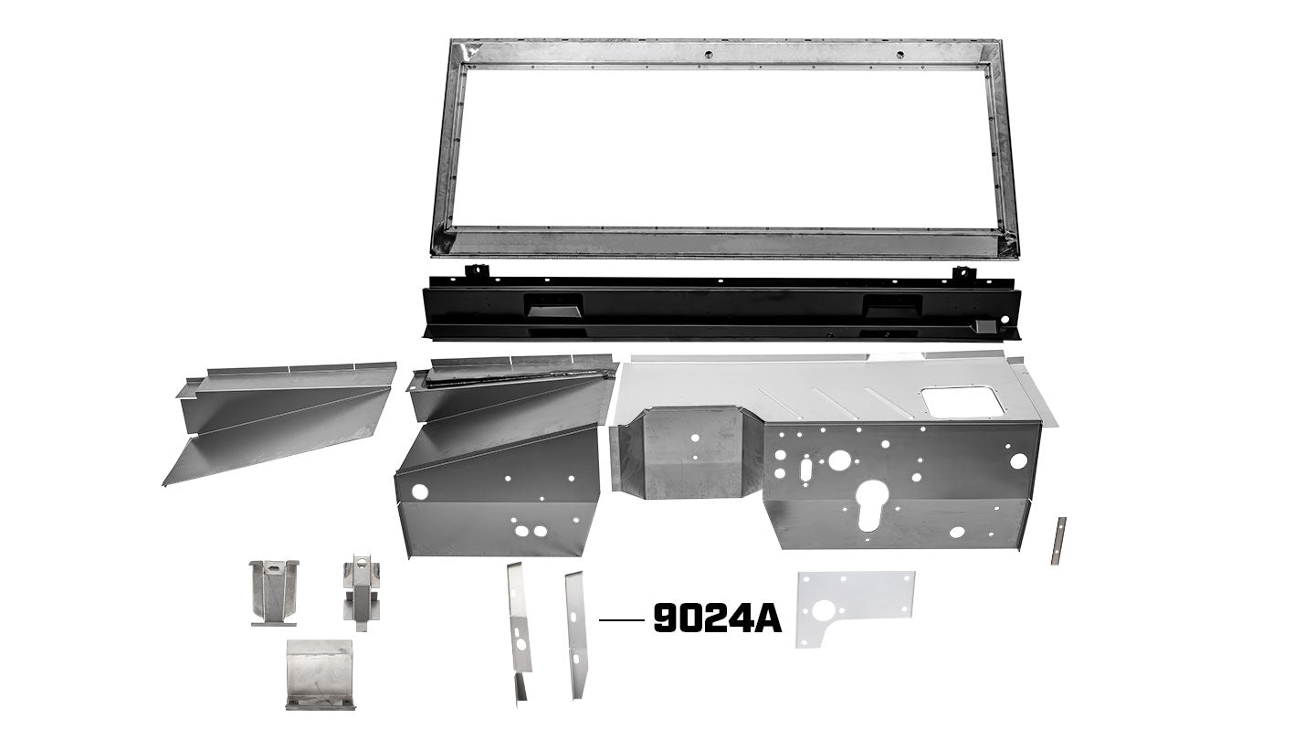 Firewall Heater Box Reinforcement Panel - Passenger Inner