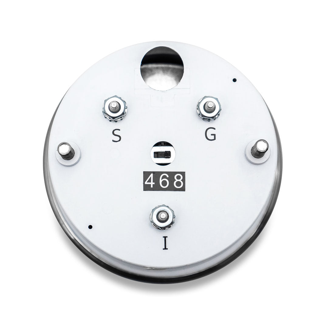 OE Style Tachometer - Single Digit, 6 Cyl or V-8, 3 3/8 inch Dia