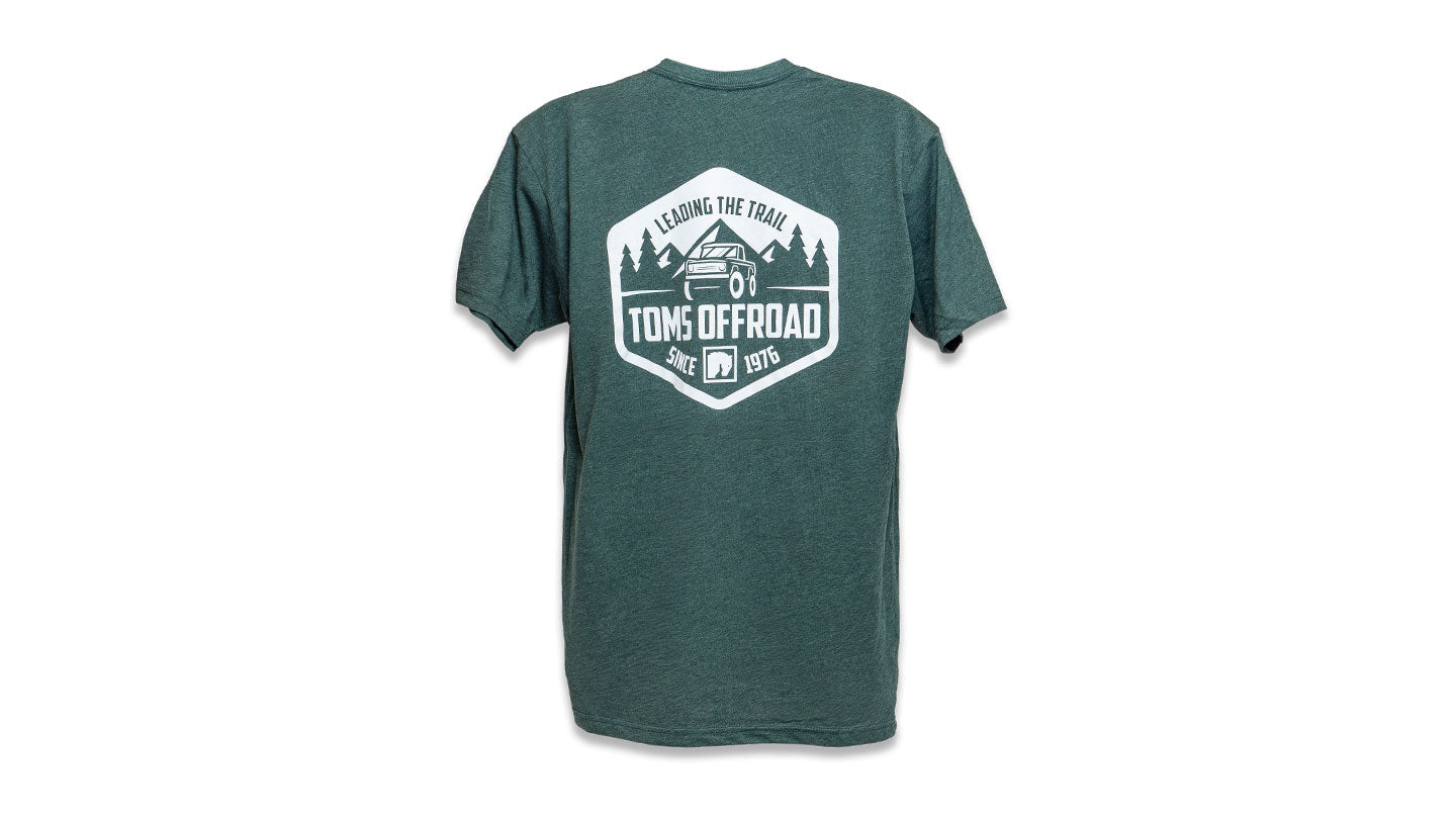 TOMS OFFROAD T-Shirt, Shield Leading the Trail Since 76