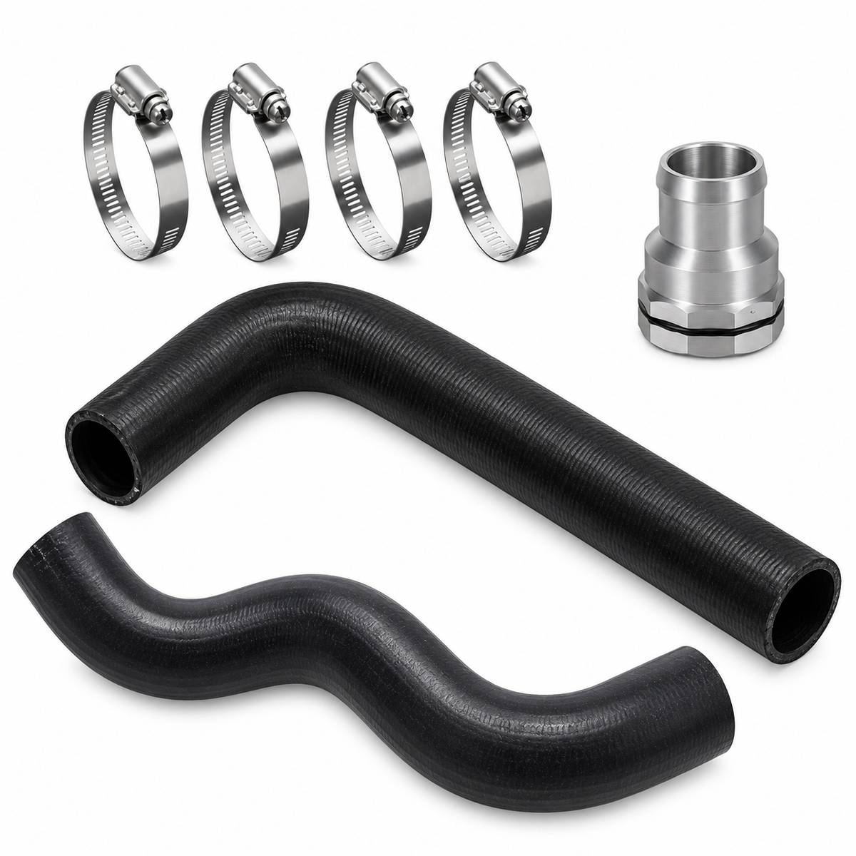 Coyote Swap Rubber Radiator Hose Kit, 1966-77 Ford Bronco