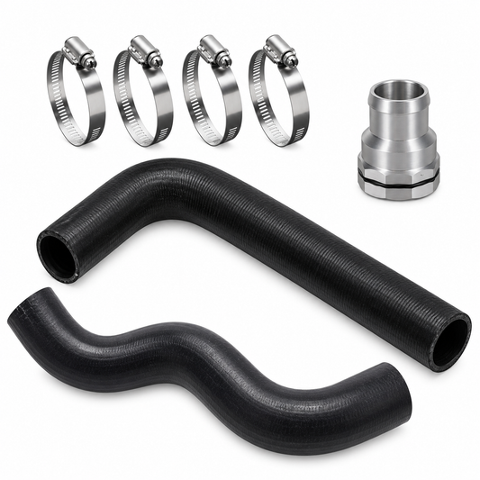 Coyote Swap Rubber Radiator Hose Kit, 1966-77 Ford Bronco