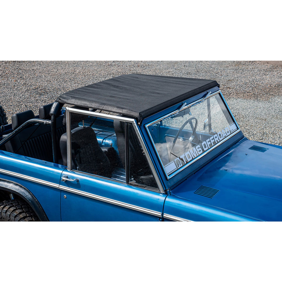 Interior Bar Top Skin, Standard Style Black Breezer, 1966-77 Ford Bronco
