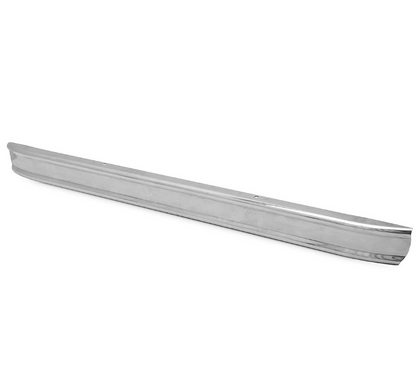 Stock Chrome Bumper, Front or Rear Smooth Without Hole for Bumperettes, 1966-77 Ford Bronco - BLEM AA
