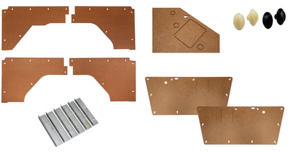 Builder Panel Blanks for Quarters and Doors, 1966-76 Ford Bronco