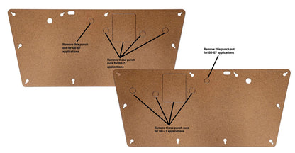 Builder Door Panel Blanks, 1966-77 Ford Bronco