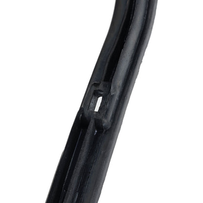 Pair of black rubber vent window seals for 1967-72 Ford truck, side view