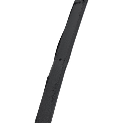 Pair of black rubber vent window seals for 1967-72 Ford trucks, side view