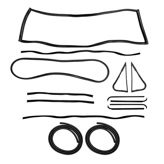 Complete Weatherstrip Seal Kit, 2 Door Standard Cab, 1971-72 Ford Truck