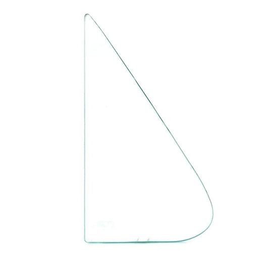 Vent window glass with chrome frame for 1967-72 Ford truck, side view