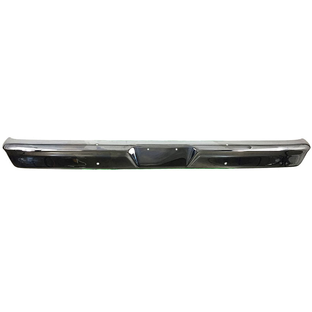 Chrome Front Bumper with License Plate Holes, 1967-78 Ford Truck