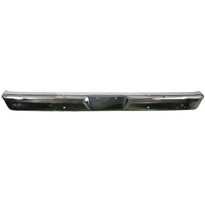 Chrome Front Bumper with License Plate Holes, 1967-78 Ford Truck