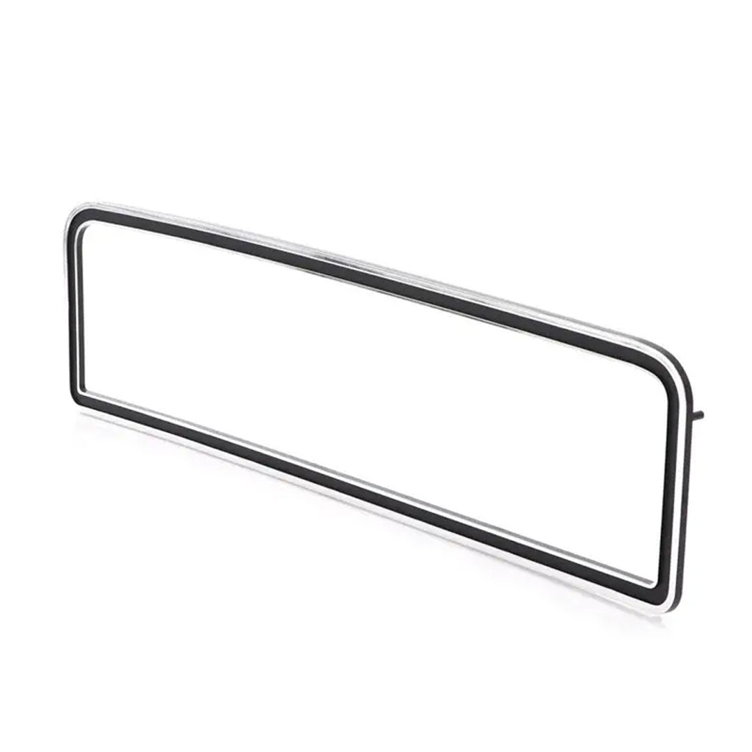 Chrome/Black Glove Box Door Trim, 1973-79 Ford Truck & 1978-79 Bronco