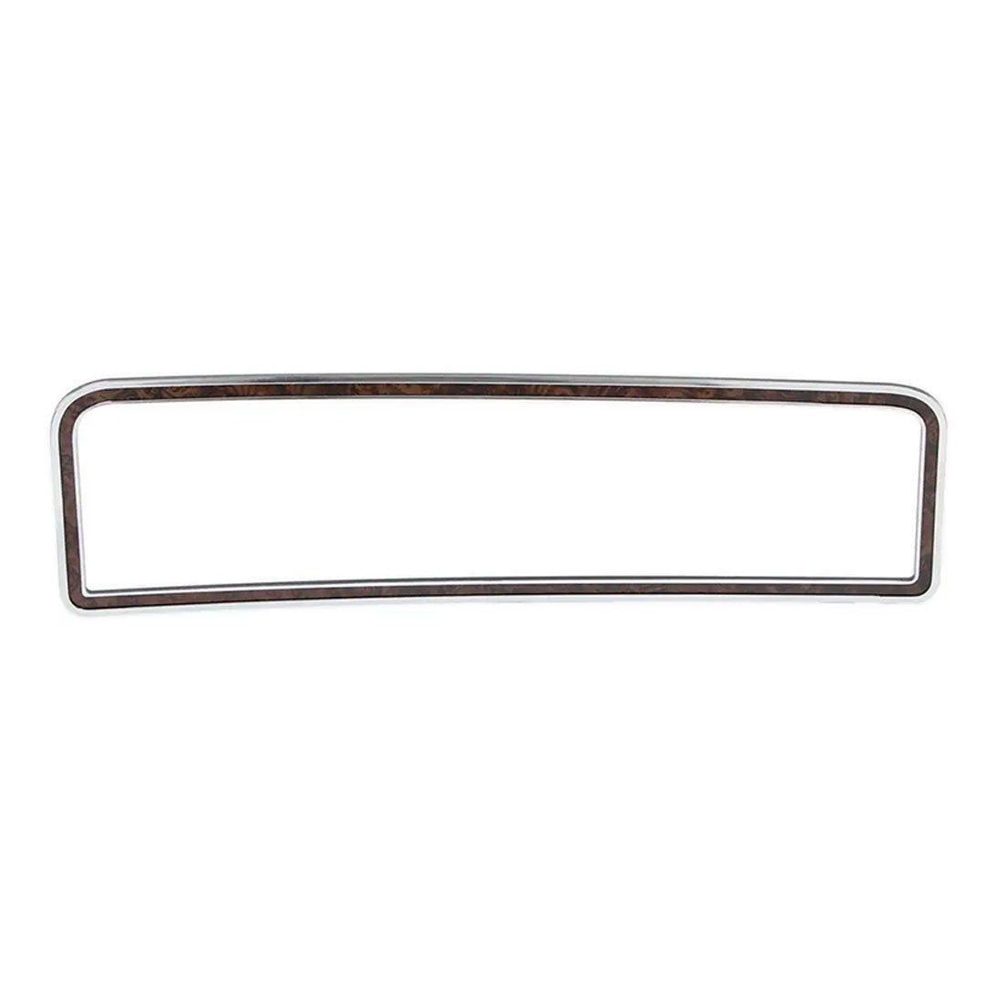 Chrome/Woodgrain Glove Box Door Trim, 1973-79 Ford Truck & 1978-79 Bronco