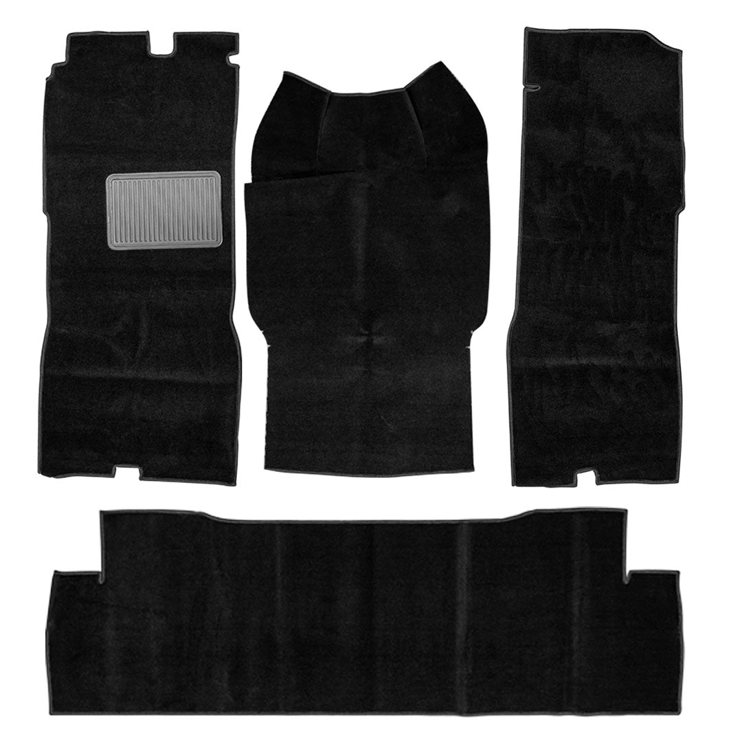 Black Cut Pile Carpet Kit, 1965-79 Ford Truck