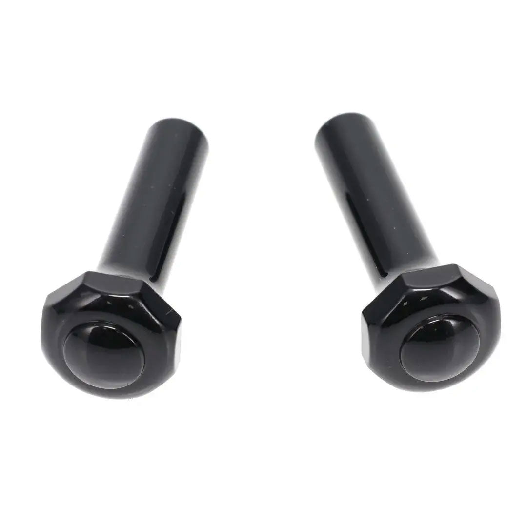 Black Door Lock Knobs, 1973-81 Ford Truck & 1978-81 Bronco
