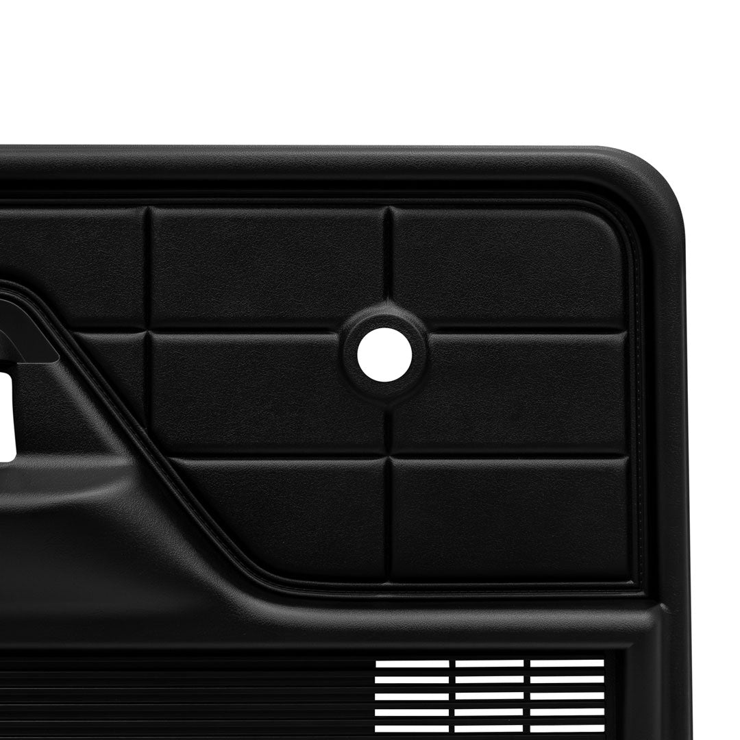 Black XLT Style Door Panels, 1973-79 Ford Truck & 1978-79 Bronco