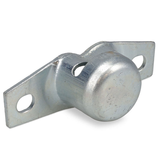 Zinc-coated steel tailgate hinge for 1970s Ford trucks, side view