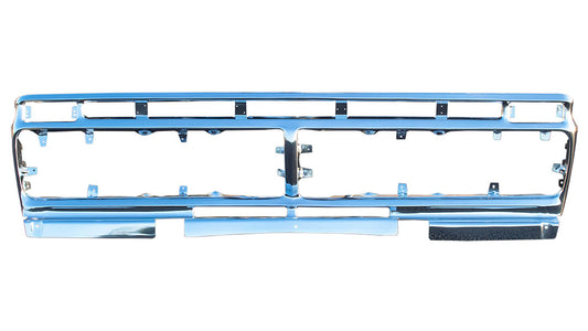 Anodized aluminum grille shell for 1973-77 Ford truck, front view