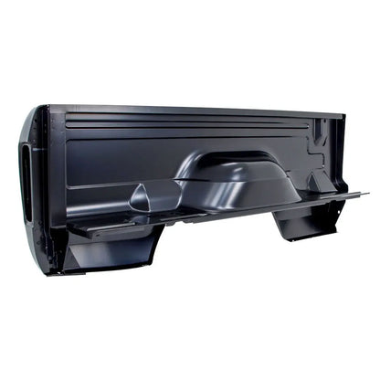 Driver Side Bedside Assembly with Round Fuel Hole, Short Bed, 1973-79 Ford Styleside Truck