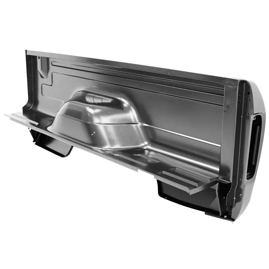 Driver Bedside Assembly with Square Fuel Hole, Short Bed, 1973-79 Ford Styleside Truck