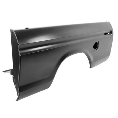 Driver Bedside Assembly with Square Fuel Hole, Short Bed, 1973-79 Ford Styleside Truck