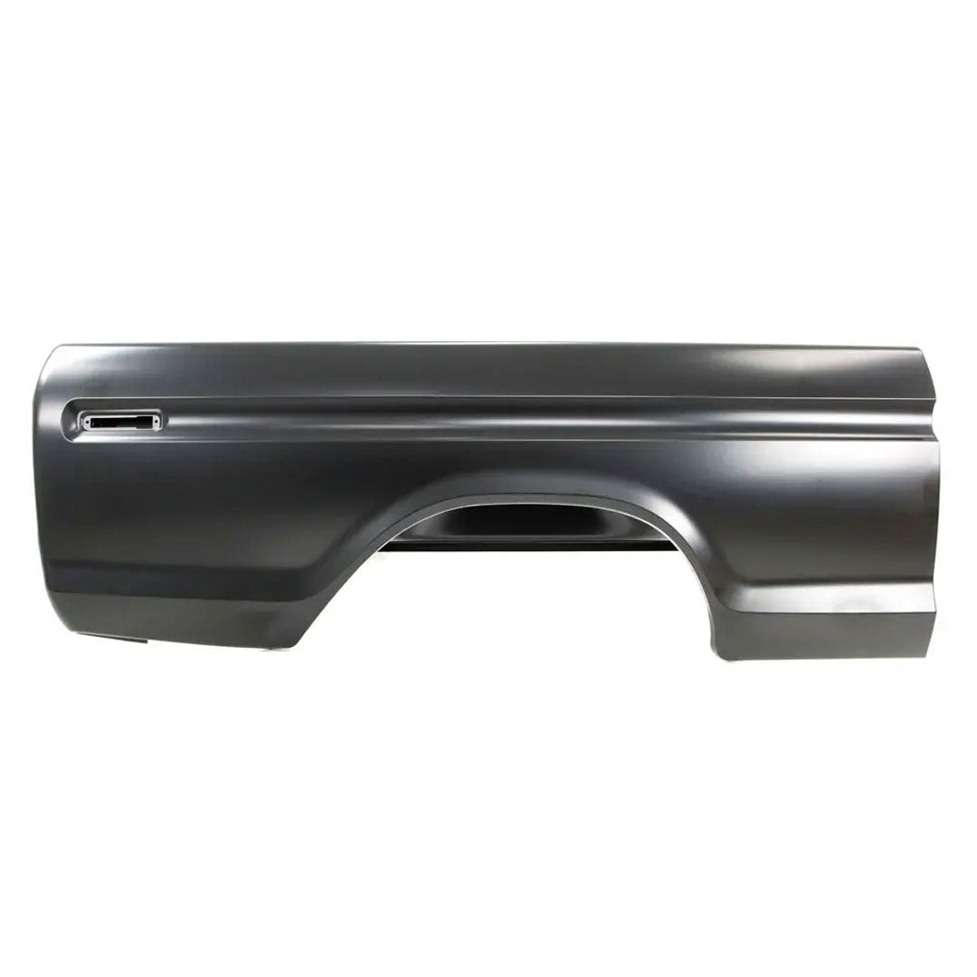 Passenger Bedside Assembly, No Fuel Door, Short Bed, 1973-79 Ford Styleside Truck