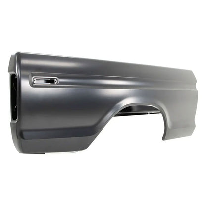 Passenger Bedside Assembly, No Fuel Door, Short Bed, 1973-79 Ford Styleside Truck