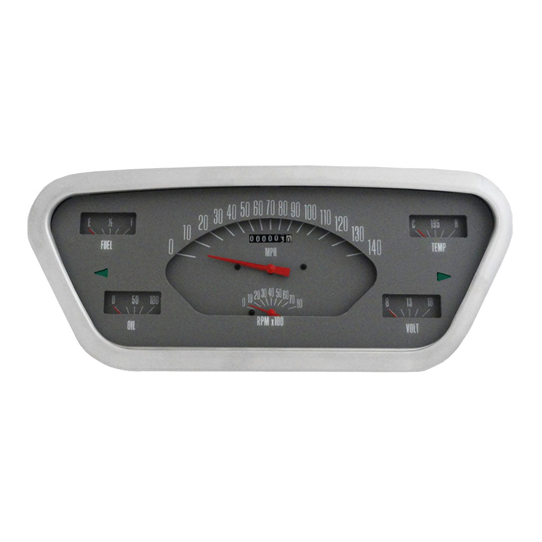 CLASSIC INSTRUMENTS Gauge Cluster - 53-55 Ford F100, Gray