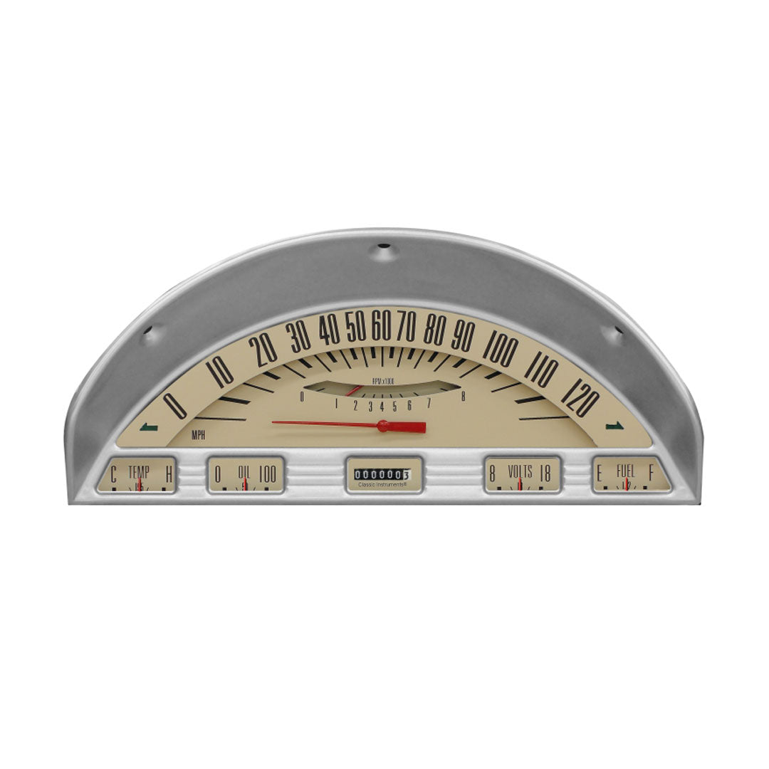 CLASSIC INSTRUMENTS Gauge Cluster - 1956 Ford F100, Tan